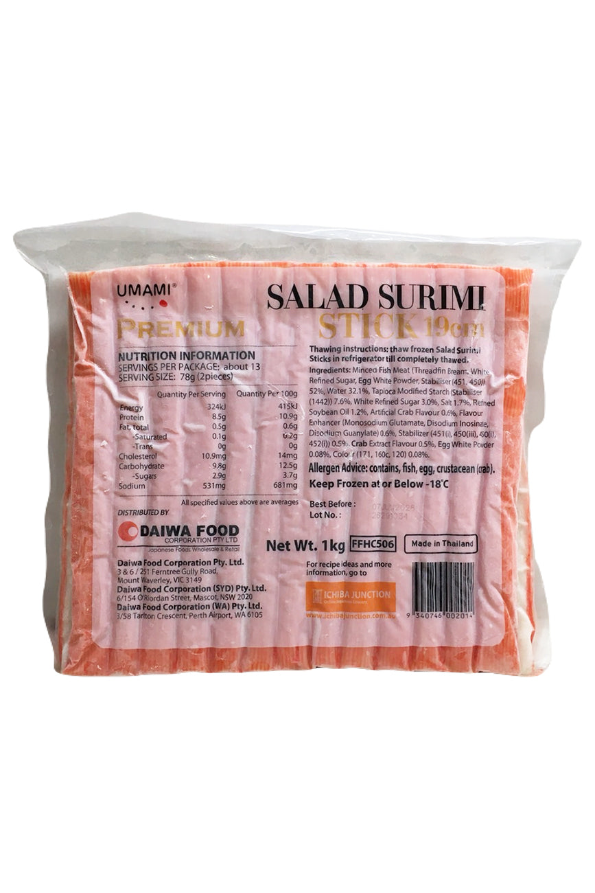 Umami Premium Salad Surimi Stick 19cm 1kg [10]